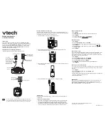 VTech CS6199-4 Quick Start Manual предпросмотр