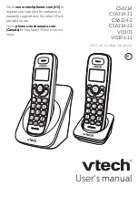 VTech CS6214 User Manual preview