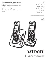 Предварительный просмотр 1 страницы VTech CS6224 User Manual