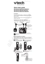 Preview for 1 page of VTech CS6328-2 Quick Start Manual