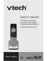 VTech CS6409 User Manual preview