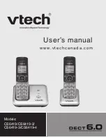 Предварительный просмотр 1 страницы VTech CS6419 User Manual