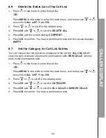 Preview for 47 page of VTech CS6519A User Manual