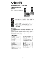 VTech CS6529-2 User Manual preview