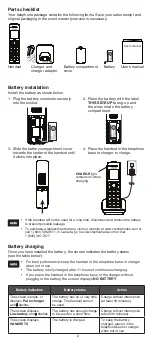 Предварительный просмотр 2 страницы VTech CS6609 User Manual