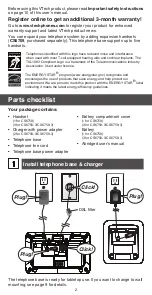 Предварительный просмотр 2 страницы VTech CS6758-3 User Manual