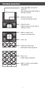 Предварительный просмотр 7 страницы VTech CS6758-3 User Manual