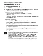 Preview for 57 page of VTech DECT 6.0 IS6100 User Manual