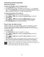 Preview for 58 page of VTech DECT 6.0 IS6100 User Manual