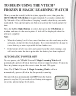 Preview for 8 page of VTech Disney Frozen II Magic Learning Watch Parents' Manual