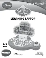 Предварительный просмотр 1 страницы VTech Disney Sofa the First Learning Laptop User Manual