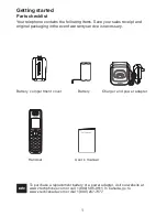 Preview for 4 page of VTech DS6201 - Cordless Extension Handset User Manual