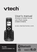 Предварительный просмотр 1 страницы VTech DS6401 User Manual