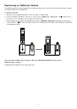 Preview for 2 page of VTech DS6405A Registration Instructions