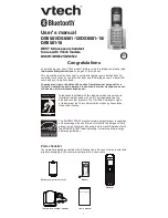 Preview for 1 page of VTech DS6501 User Manual