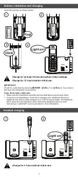 Предварительный просмотр 3 страницы VTech DS6670-6C User Manual