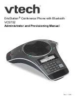 VTech ErisStation VCS752 Administrator And Provisioning Manual preview