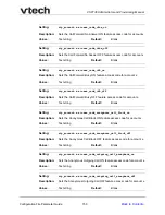 Preview for 150 page of VTech ErisTerminal SIP Deskset VSP736 Administrator And Provisioning Manual