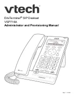 Preview for 1 page of VTech ErisTerminal VSP716A Administrator And Provisioning Manual