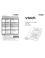 Preview for 1 page of VTech ErisTerminal VSP725A User Manual