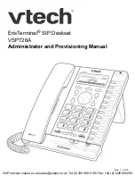 VTech ErisTerminal VSP726A Administrator And Provisioning Manual preview