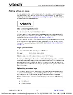 Preview for 19 page of VTech ErisTerminal VSP726A Administrator And Provisioning Manual