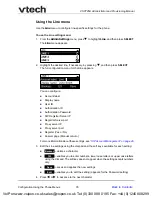 Preview for 35 page of VTech ErisTerminal VSP726A Administrator And Provisioning Manual