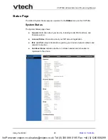 Preview for 45 page of VTech ErisTerminal VSP726A Administrator And Provisioning Manual