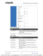 Preview for 52 page of VTech ErisTerminal VSP726A Administrator And Provisioning Manual