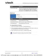 Preview for 117 page of VTech ErisTerminal VSP726A Administrator And Provisioning Manual