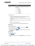 Preview for 124 page of VTech ErisTerminal VSP726A Administrator And Provisioning Manual