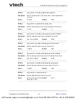 Preview for 137 page of VTech ErisTerminal VSP726A Administrator And Provisioning Manual