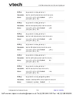 Preview for 138 page of VTech ErisTerminal VSP726A Administrator And Provisioning Manual