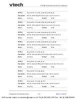 Preview for 148 page of VTech ErisTerminal VSP726A Administrator And Provisioning Manual