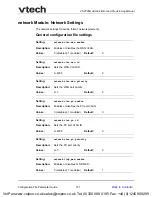 Preview for 151 page of VTech ErisTerminal VSP726A Administrator And Provisioning Manual