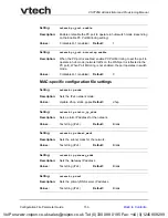 Preview for 153 page of VTech ErisTerminal VSP726A Administrator And Provisioning Manual