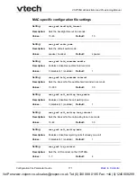 Preview for 177 page of VTech ErisTerminal VSP726A Administrator And Provisioning Manual