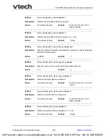 Preview for 203 page of VTech ErisTerminal VSP726A Administrator And Provisioning Manual