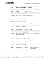 Preview for 204 page of VTech ErisTerminal VSP726A Administrator And Provisioning Manual