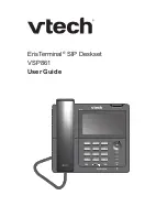 Preview for 1 page of VTech ErisTerminal VSP861 User Manual