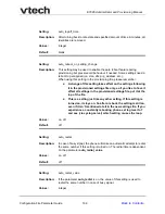 Preview for 199 page of VTech ET685 Administrator And Provisioning Manual