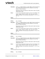 Preview for 277 page of VTech ET685 Administrator And Provisioning Manual