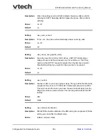 Preview for 384 page of VTech ET685 Administrator And Provisioning Manual