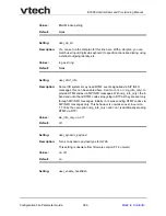 Preview for 386 page of VTech ET685 Administrator And Provisioning Manual
