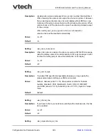Preview for 398 page of VTech ET685 Administrator And Provisioning Manual