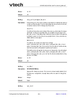 Preview for 404 page of VTech ET685 Administrator And Provisioning Manual