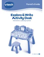 Preview for 1 page of VTech Explore & Write Activity Desk Parents' Manual