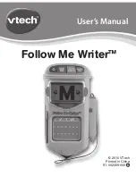 VTech Follow Me Writer User Manual предпросмотр