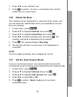 Preview for 73 page of VTech FS6325-2A User Manual