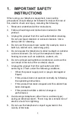 Preview for 5 page of VTech FS6628A User Manual